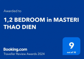 1,2 BEDROOM in MASTERI THAO DIEN